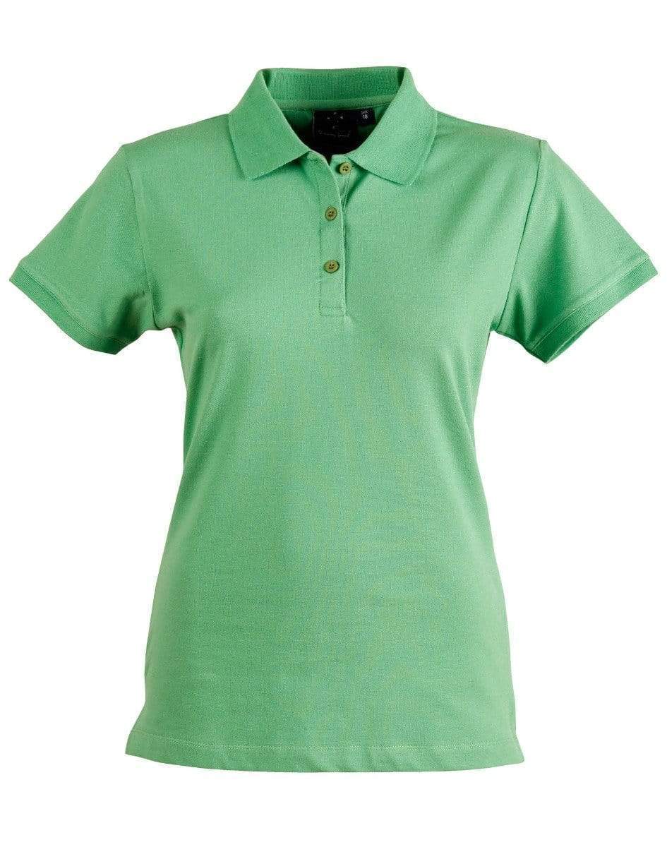 Winning Spirit Darling Harbour Polo Ladies Ps56 Casual Wear Winning Spirit Green Tea 8